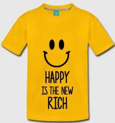 happy is the new rich